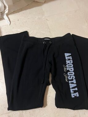 Aéropostale Low Waist Black Sweatpants